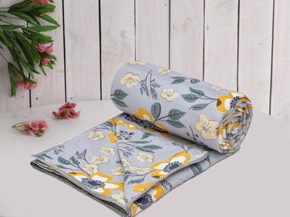 RUSTIC LINEN Geometric Single Dohar for  AC Room