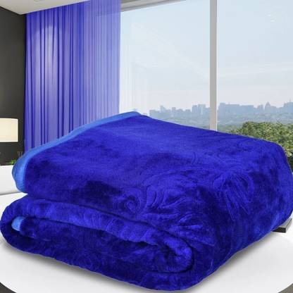 SPANGLE Self Design Double AC Blanket for  AC Room