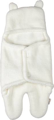 First Sleep Printed Crib Hooded Baby Blanket for  Heavy Winter