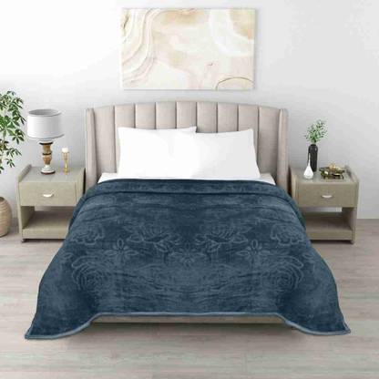 JP SHINE Floral Double Mink Blanket for  Heavy Winter