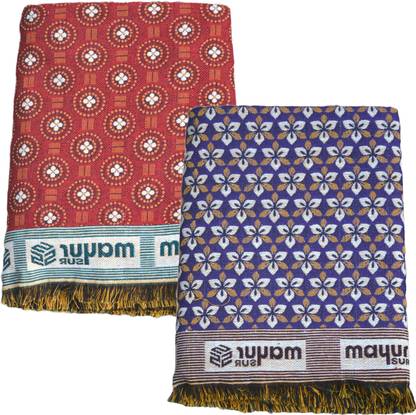 PRUTHVI SALES Self Design, Geometric, Checkered, Floral Single AC Blanket for  AC Room