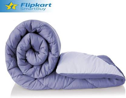 Flipkart SmartBuy Solid Single Comforter for  Mild Winter