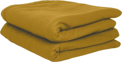 HOMIEE Solid Single Fleece Blanket for Heavy Winter