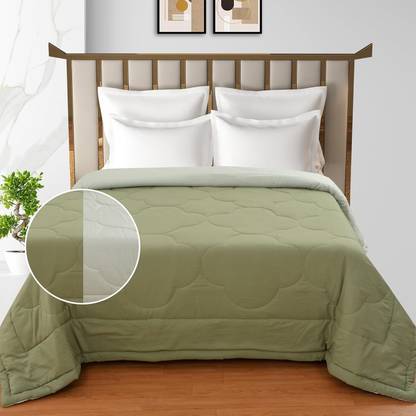 Silk Dreams Solid Double AC Blanket for AC Room