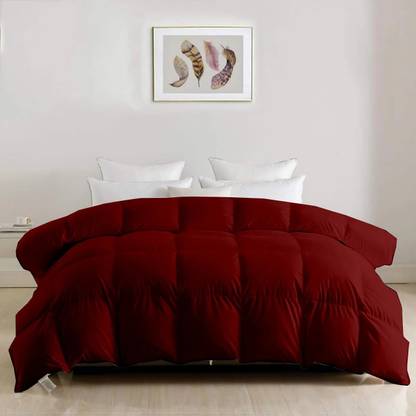 Jaipurlinen Solid Double Comforter for  Heavy Winter