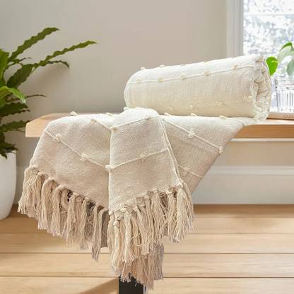 SAJAVAT HOME Printed Double Throw for  AC Room