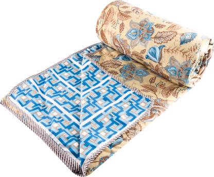 Comfowell Printed Double Dohar for  AC Room