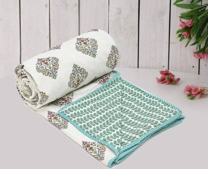 RRC Floral Double Dohar for  AC Room