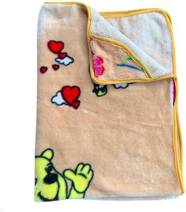 PWI Cartoon Single Hooded Baby Blanket for  AC Room
