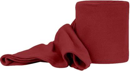 komfey Solid Single Fleece Blanket for  Mild Winter