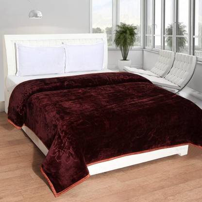 Tisha Floral Double Mink Blanket for  AC Room