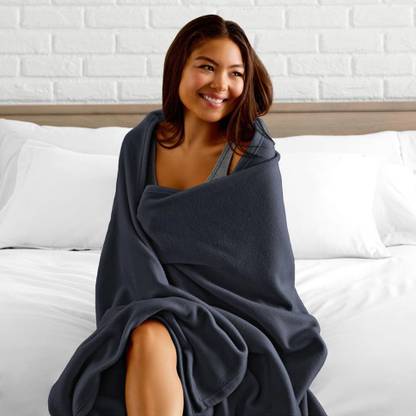 Flipkart SmartBuy Solid Double Wearable Blanket for  AC Room