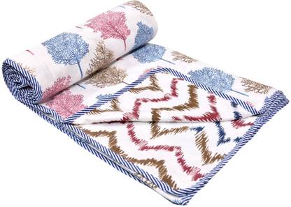 N Decor Floral Single Dohar for  AC Room