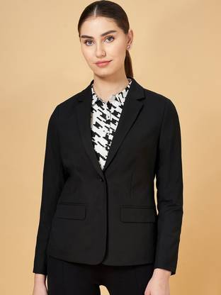 THECLASSICTOGS Solid Single Breasted Casual Women Blazer