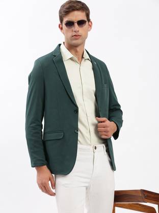SHOWOFFFF Solid Single Breasted Casual Men Blazer