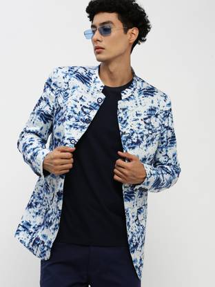 SHOWOFFFF Printed Bandhgala Party Men Blazer