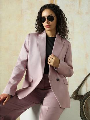 High Star Solid Single Breasted Casual Women Blazer