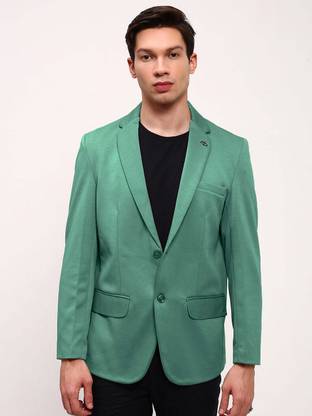 SHOWOFFFF Solid Single Breasted Casual Men Blazer