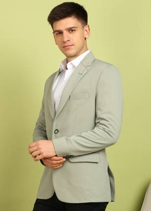 FUBAR Solid Single Breasted Party Men Blazer