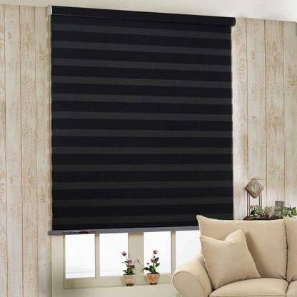 ZEBRA Roller Blind Cord Drawn In Window