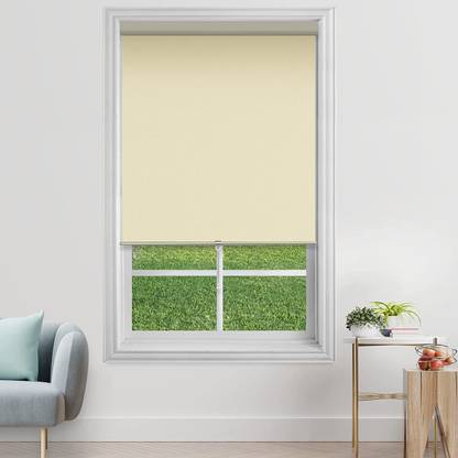 Deco Window Roller Blind Cord Drawn In Window