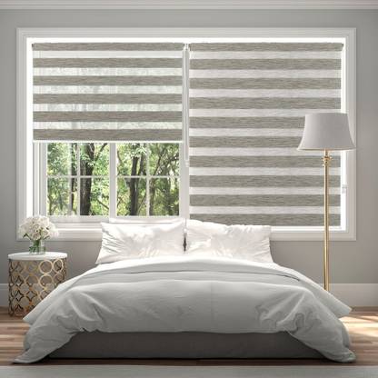Deco Window Roller Blind Cord Drawn In Window