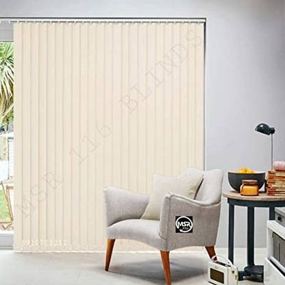 MSR Vertical Blind Cord Drawn In Window