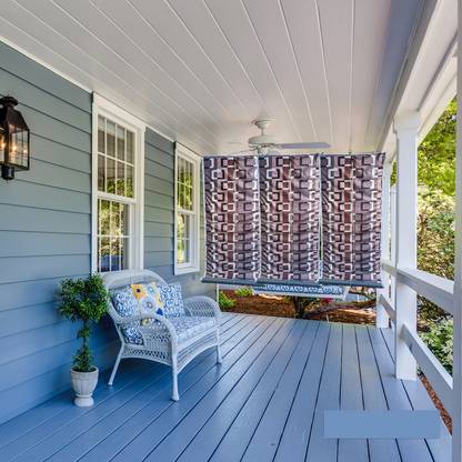 Dhori Roller Blind Hand Drawn On Ceiling