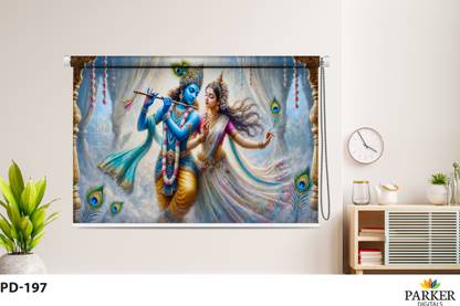 BabaInterior Roller Blind Cord Drawn On Window