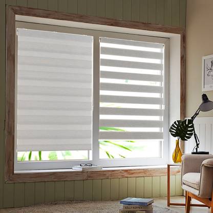 Deco Window Roller Blind Cord Drawn In Window