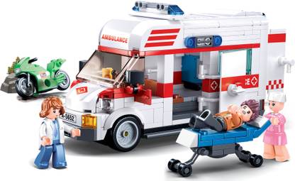 Sluban Ambulance-Large Brick construction toy