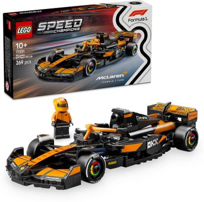 LEGO Speed Champions McLaren F1 Team MCL38 Race Car Vehicle Set 77251(269 Blocks)