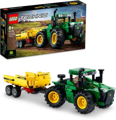 LEGO Technic John Deere 9620R 4WD Tractor 42136 Model Building Kit (390 Pieces)