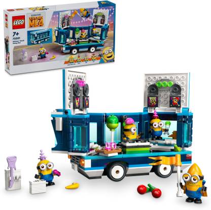 LEGO Despicable Me 4 Minions Music Party Bus 75581 ( 379 Blocks)