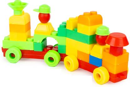 Ratnas Junior Happy Train (1712) Build Create & Learn with Colorful Blocks