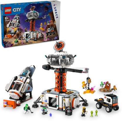 LEGO City Space Base and Rocket Launchpad Set 60434 (1422 Pieces)