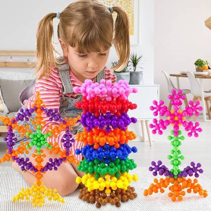 ARIZON Creative Star Link: Educational Interlocking Blocks for Kids (100+ Pieces)