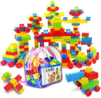 Citrine Creative Building 80+Set Block To Make Cars Building Various Objects For Child