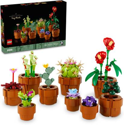 LEGO Icons Tiny Plants Building Set for Adults 10329 ( 758 Pieces)