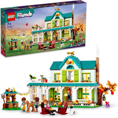 LEGO Friends Autumns House 41730 Building Toy Set (853 Blocks)