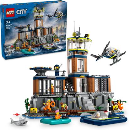 LEGO City Police Prison Island Building Toy 60419( 980Pieces)