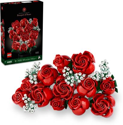 LEGO Icons Botanical Collection - Bouquet of Roses Building Set 10328 ( 822 Pieces)