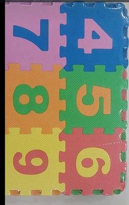 Fusion Mart Rubber Blocks With Numbers for Kids