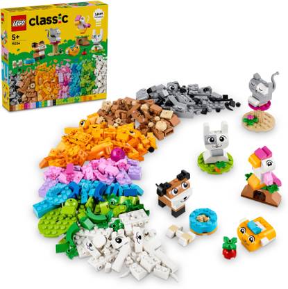LEGO Classic Creative Pets Buildable Animal Toy 11034 (450 Pieces)