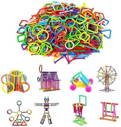 Toys R Us Universe of Imagination Educational Stick Blocks Creative Construction Toys for Kids 100Pcs