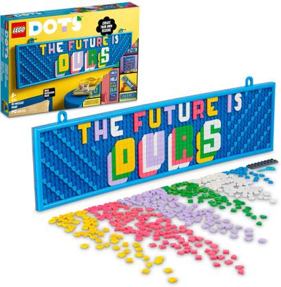 LEGO DOTS Big Message Board 41952 DIY Craft Decoration Kit; A Customizable Canvas Des