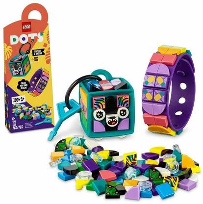 LEGO DOTS Neon Tiger Bracelet & Bag Tag 41945 Building Set