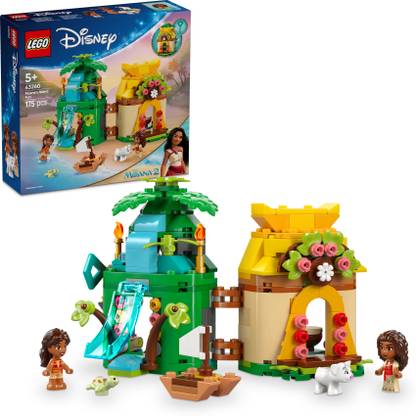 LEGO Disney Moanas Island Fun Buildable Model Toy and Building Kit43260 (175 Blocks)