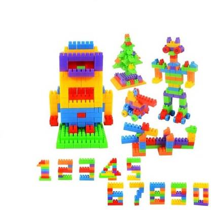 JBT Building Block for Boys and Girls ,210 Pieces(210 PIECES+ SOME TYRES)