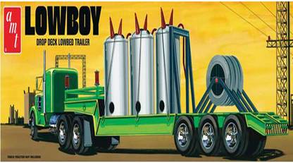 AMT USA 1/25 Scale Lowboy Trailer
Plastic Model Kit